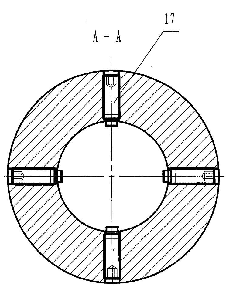 Vibration-adsorption structure of carving knife of digital wide-width electronic carving machine