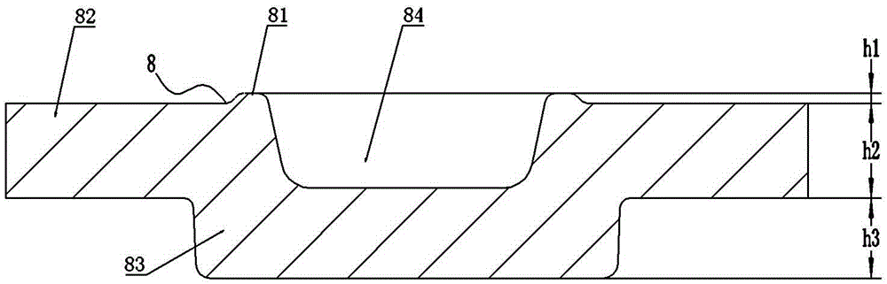 Forming method for contact seat and closed die special for forming method