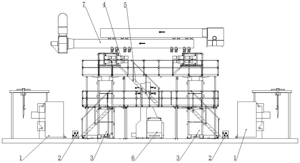 Reel tower type uv printing system