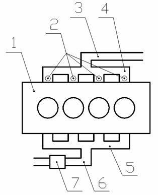 Hydrogen and gasoline dual fuel engine