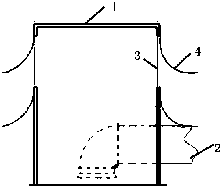 Eutrophicated shallow lake drinking water algae-blocking water collecting device, and testing device and testing method thereof