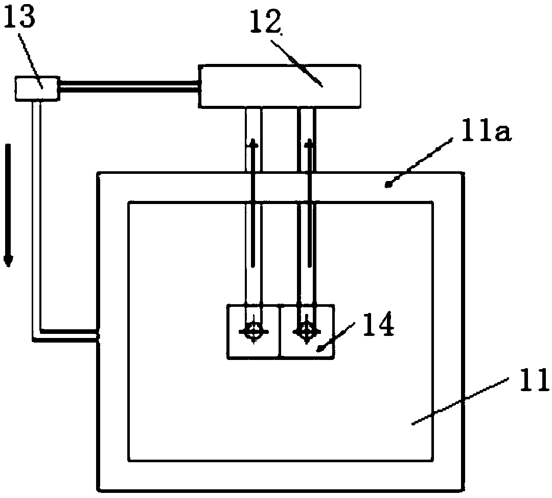 Eutrophicated shallow lake drinking water algae-blocking water collecting device, and testing device and testing method thereof