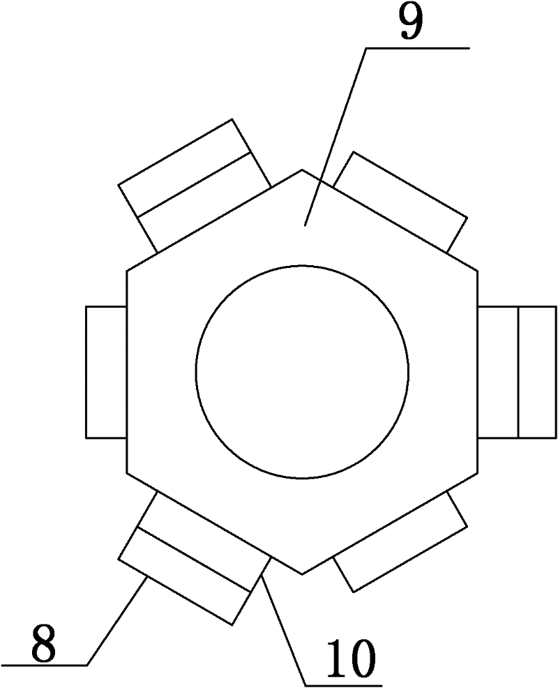 Method for collecting piezoelectric energy by wind energy and device thereof