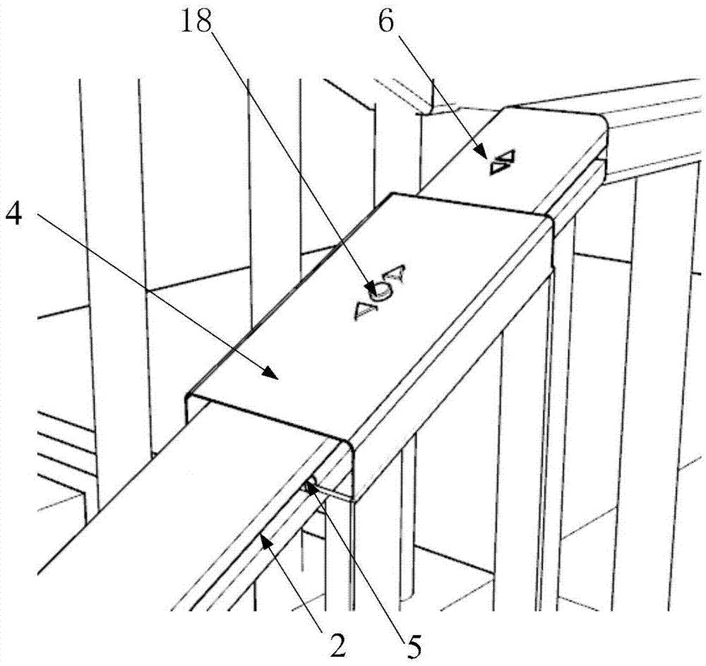 Guide rail standing type simple elevator and usage method thereof