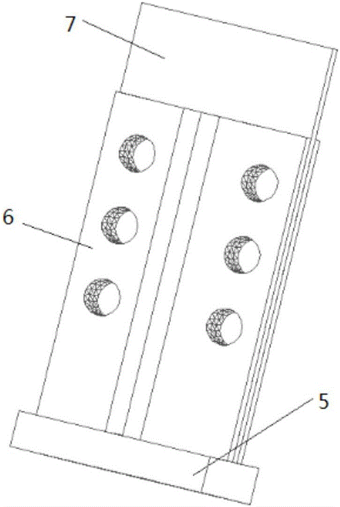 Casing pipe flexion induction support with bidirectional spiral induction unit