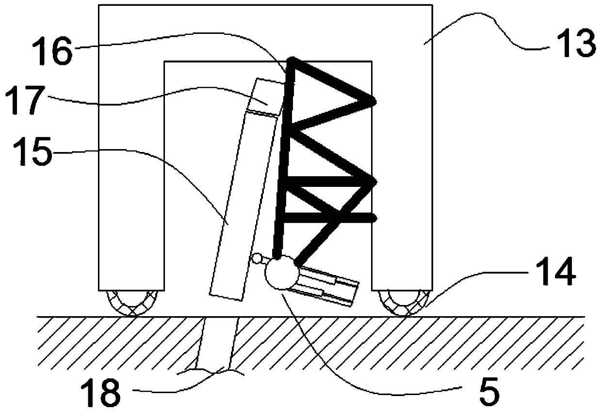 Assisted parking and portal falling system for dam top portal crane and control method