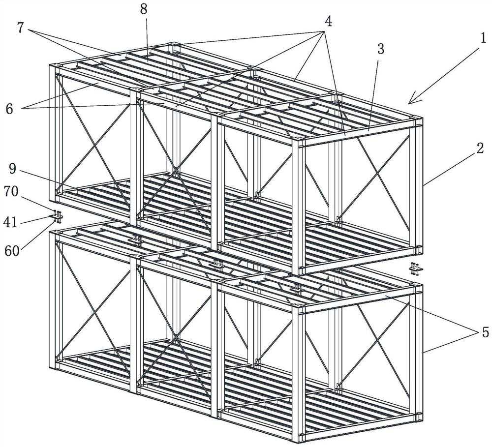 Steel beam column module building structure system and construction method thereof