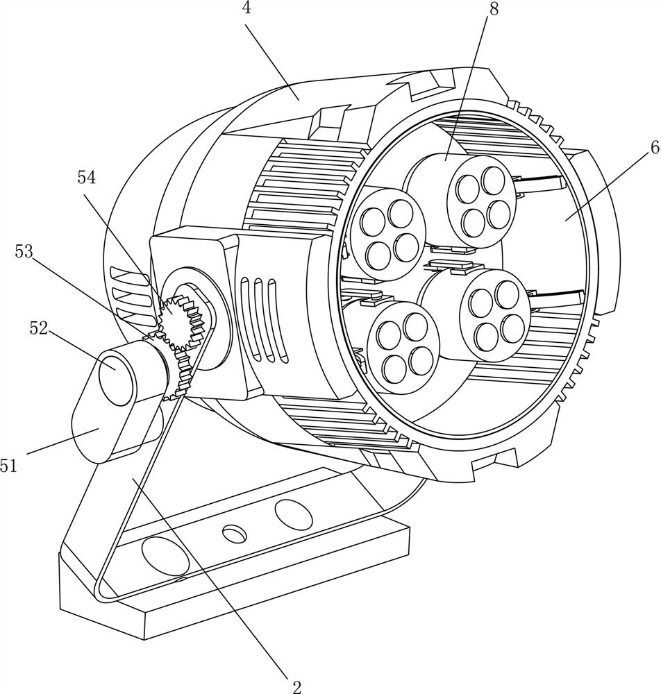 Intelligent LED spotlight and control method thereof