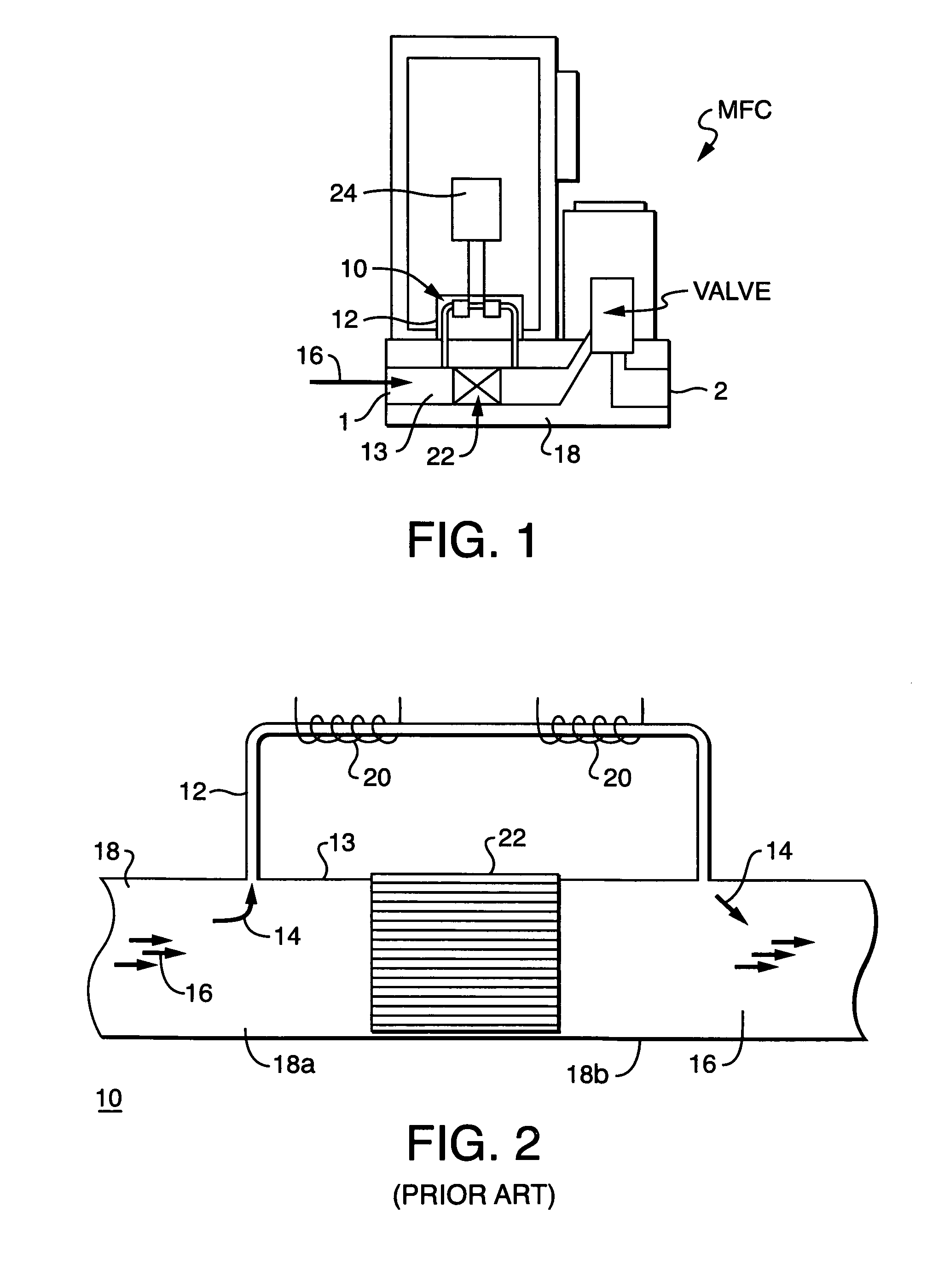 Reynolds number correction function for mass flow rate sensor