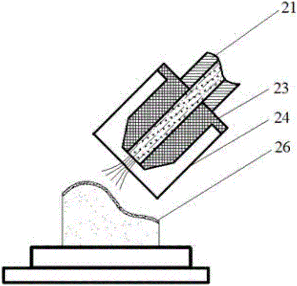 Three-dimensional surface shot peening jet electrodeposition manufacturing method and device