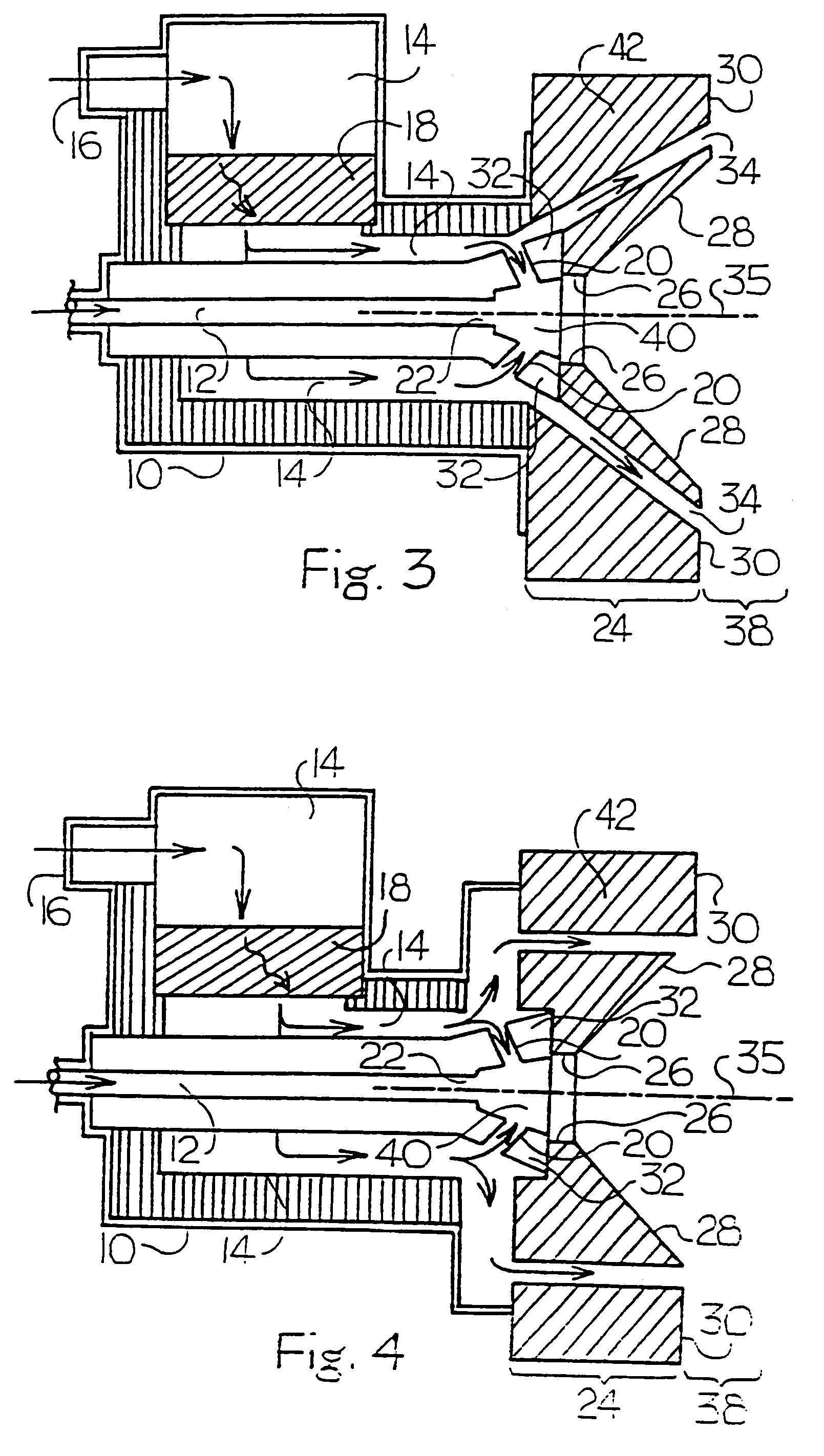 Air staged low-NOx burner