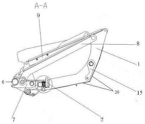 Single side lifter and seat with single side lifter