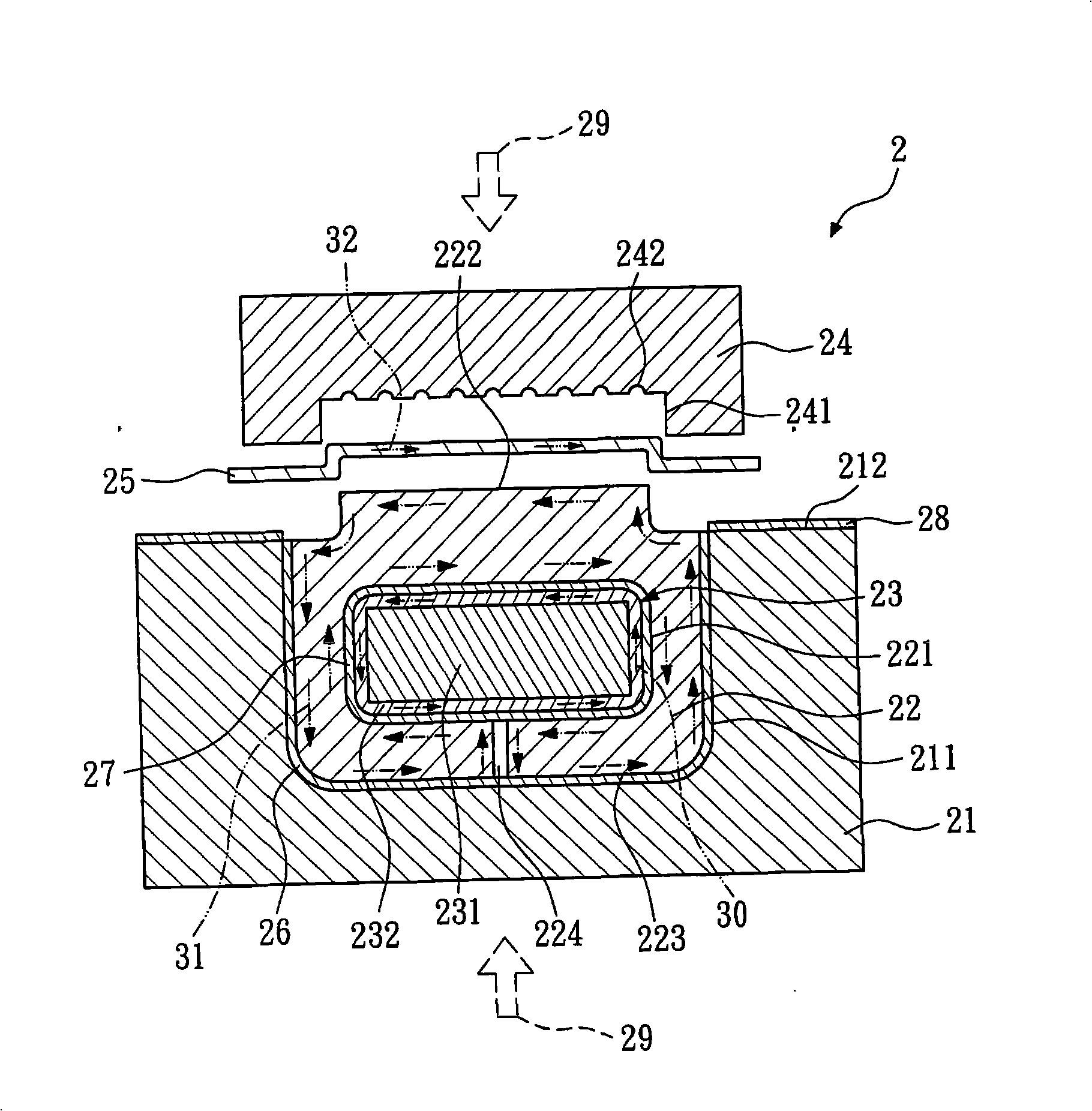 Electromagnetic forming device of sheet metal