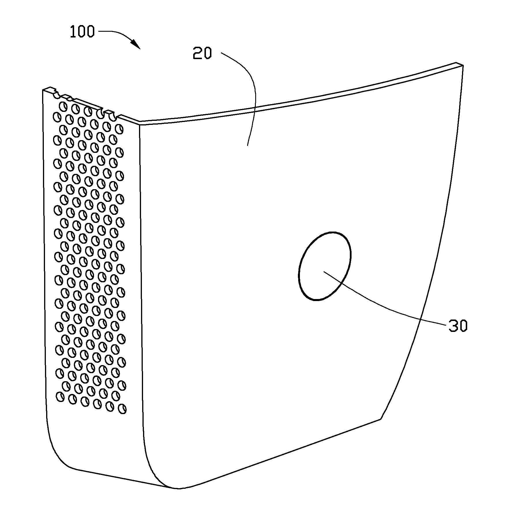 Electronic device with power button assembly