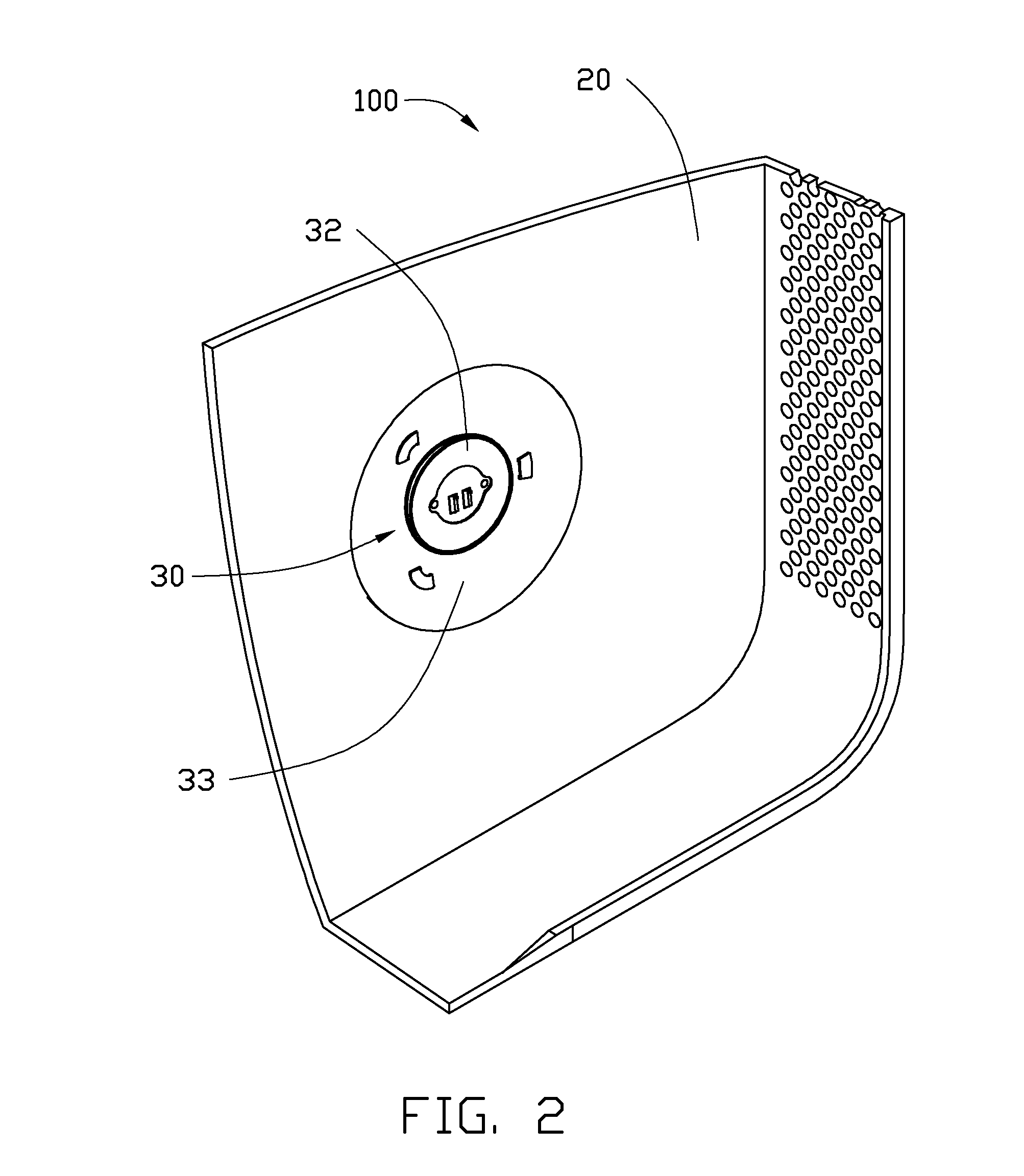 Electronic device with power button assembly