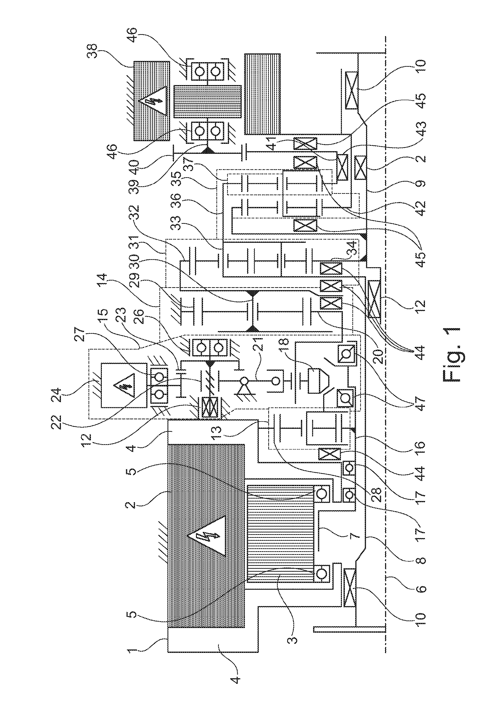 Mounting concept for an electric axle