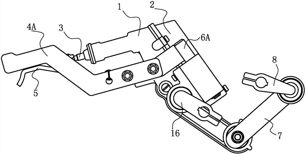 Rice pot seedling planting machine planting arm