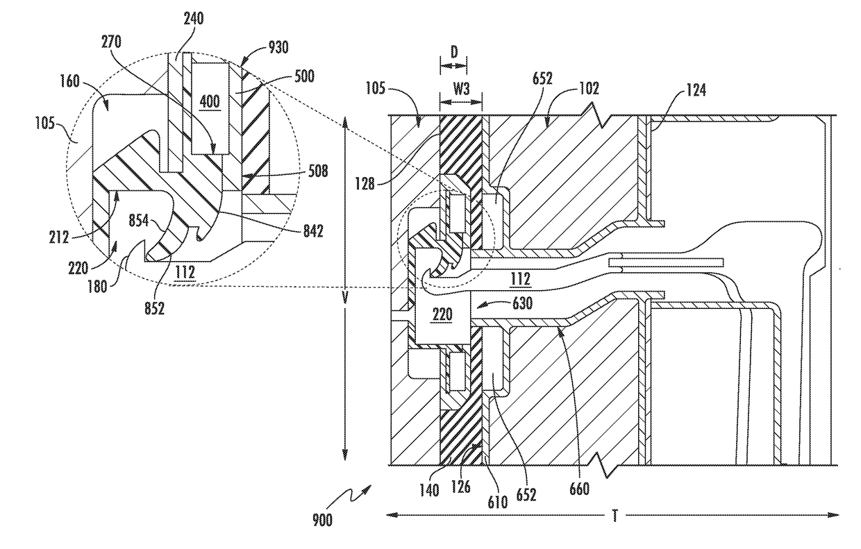 Locking assemblies for door-in-door refrigerator appliances