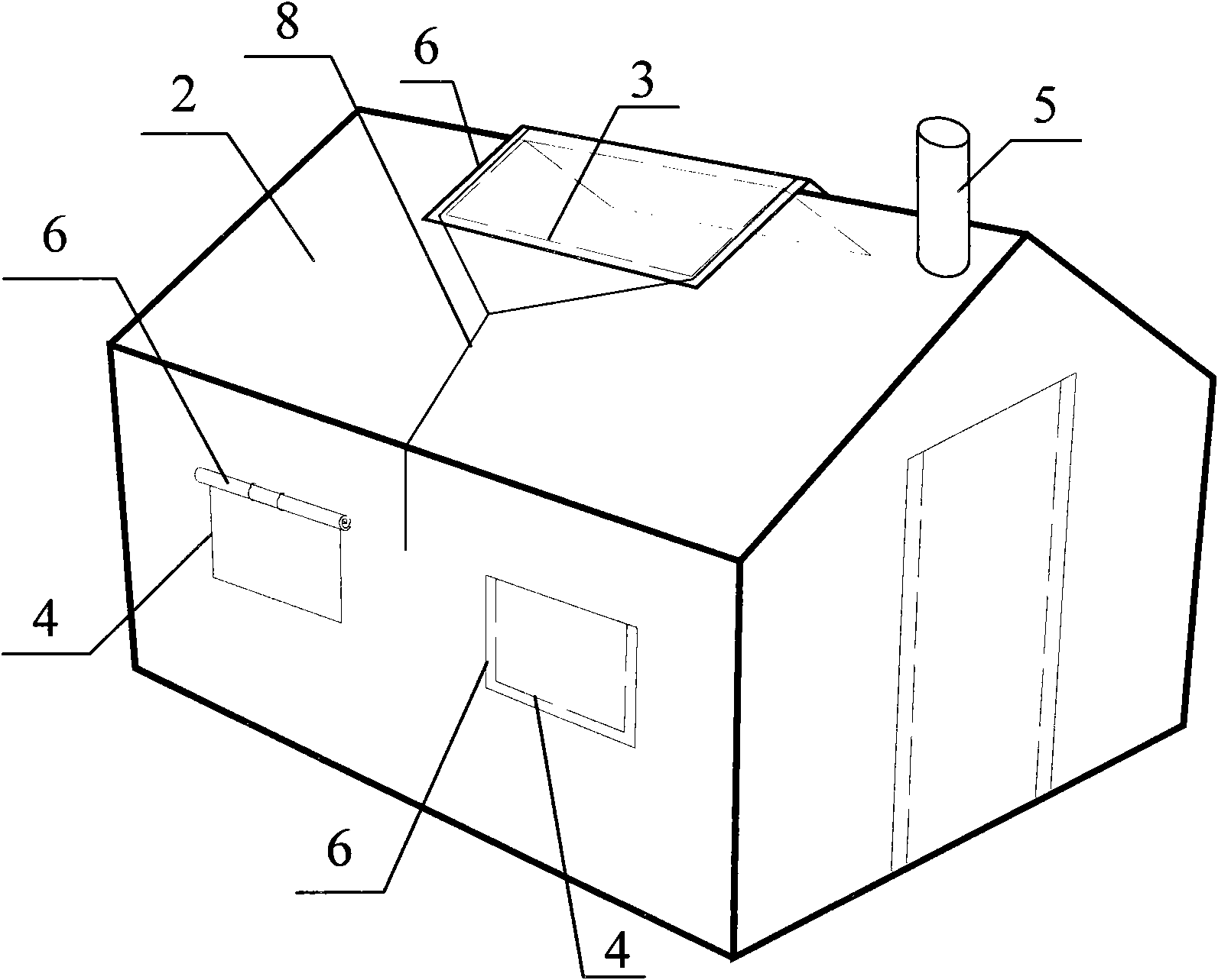 Heat preservation nomadism tent