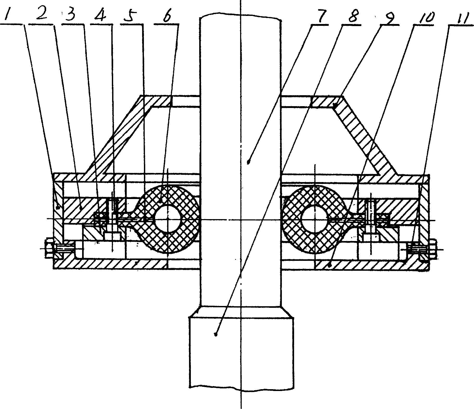 Mud-scraping ring and scraper for drilling-rod external wall