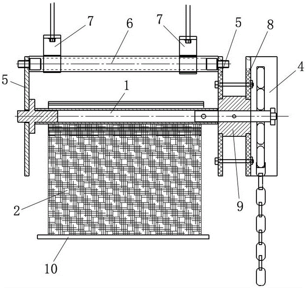 Roller shutter dust catcher