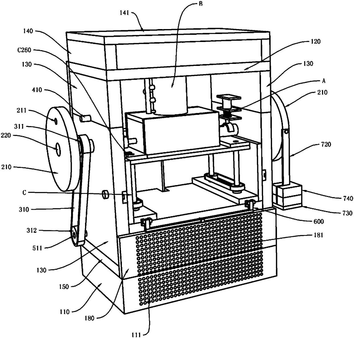 Loading assembly and experimental device for testing rock disturbance-relaxation