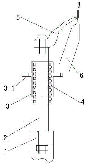 Needle core guiding mechanism of warp knitting machine