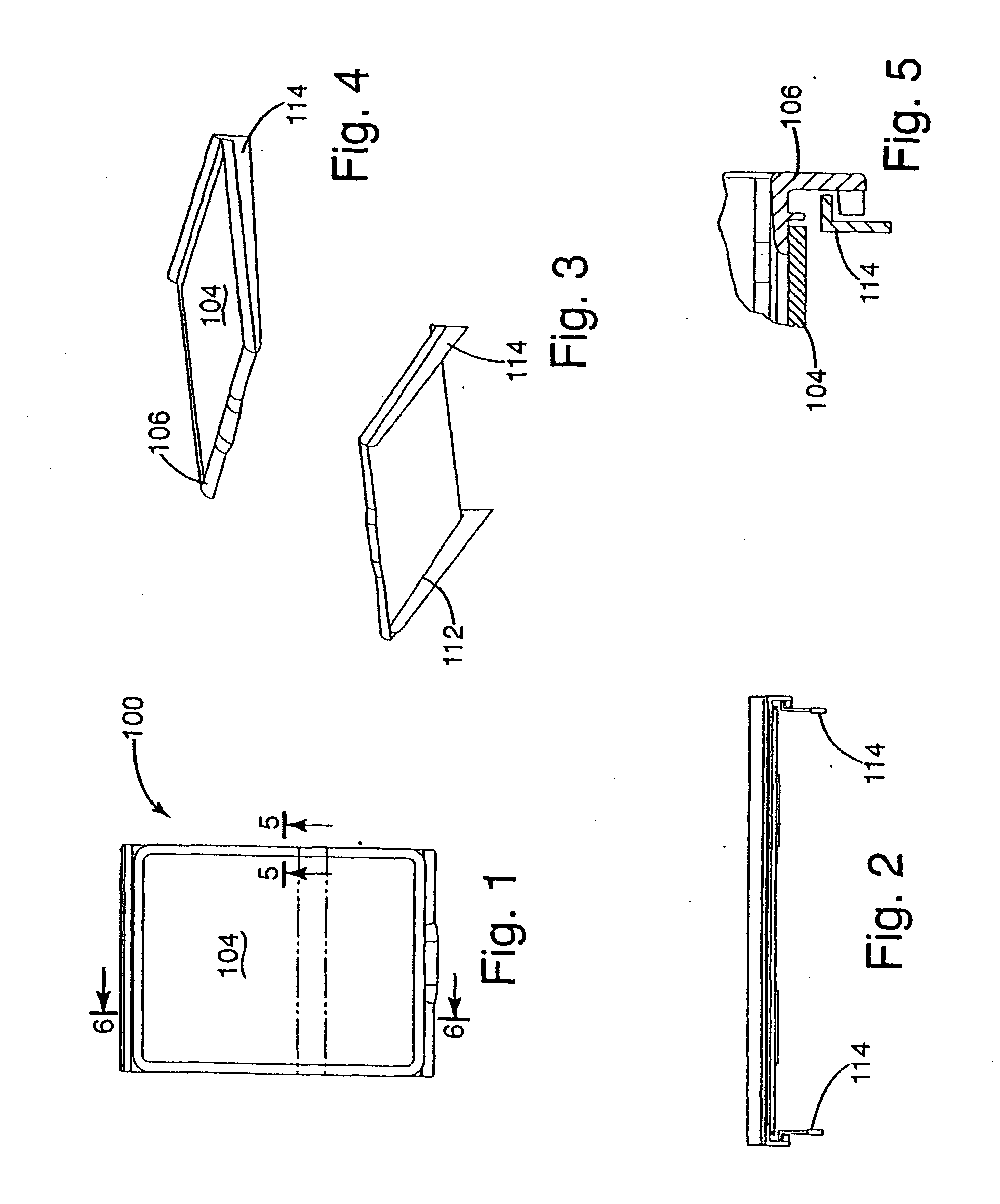 Heat staked shelf