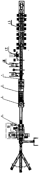 Disassembling and vehicle shell crushing assembly line for scraped car