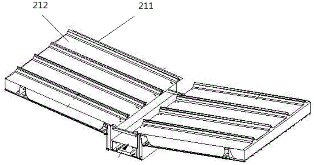 Gable waterproof structure