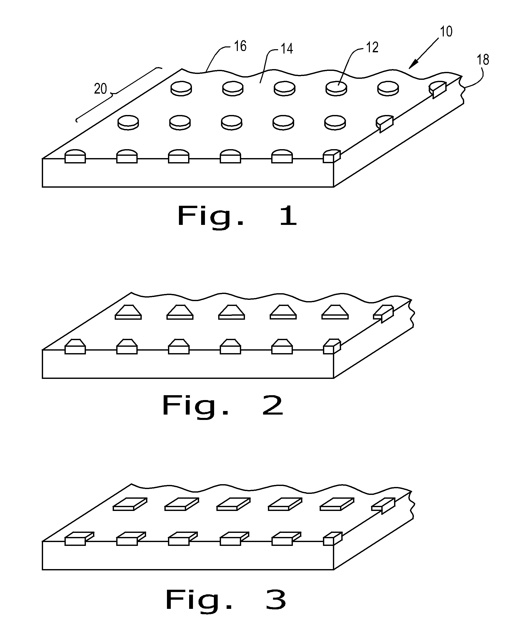 Patterned press fabric