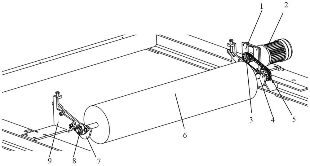 Belt cleaning device for eddy current sorting machine