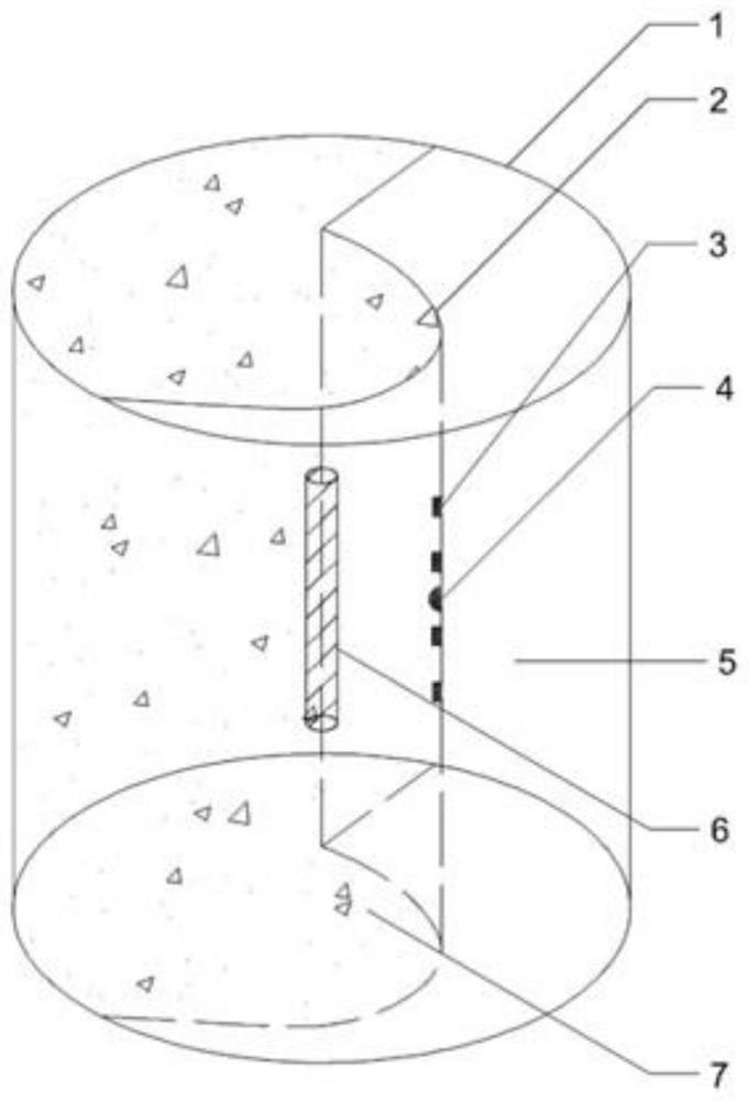 Novel concrete construction vibration parameter rapid measuring device and method