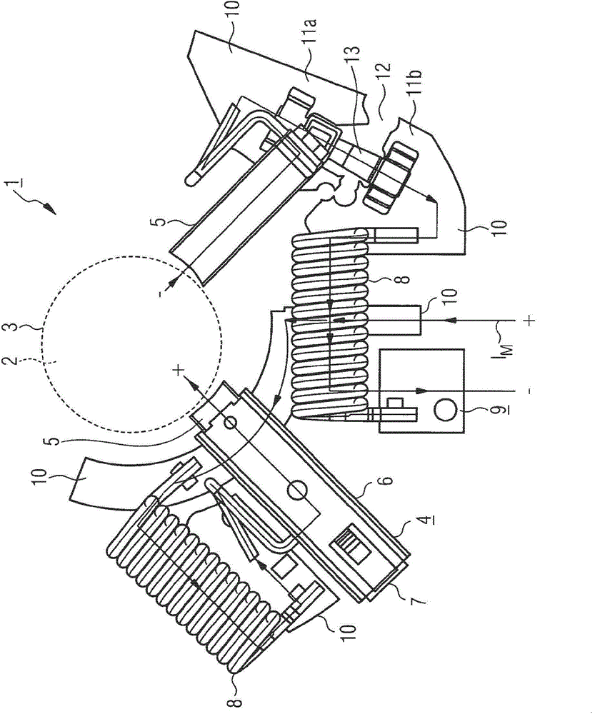 Electric motor for driving a motor vehicle component