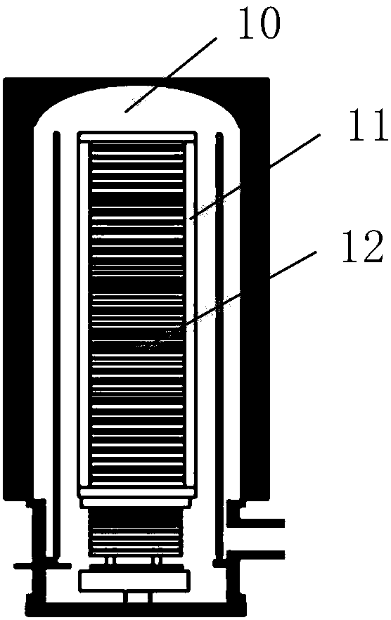 A device and method for improving particle conditions of furnace tube crystal boat support feet