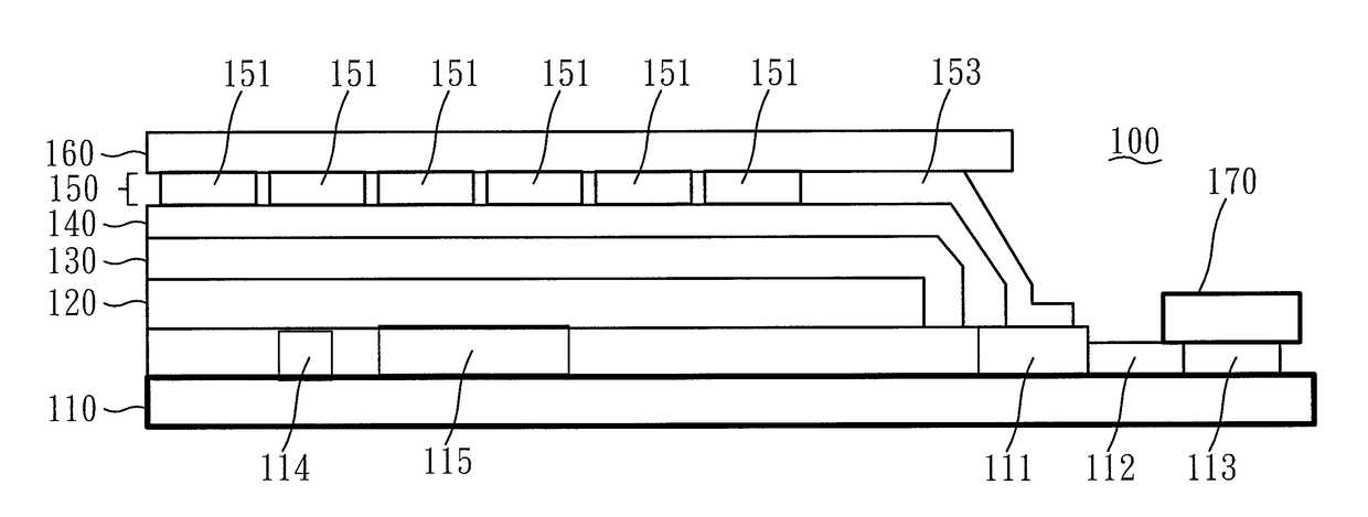 OLED touch display device