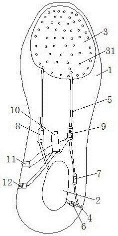 A fully automatic breathing shoe