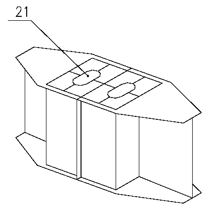 X-shaped vertical face concurrent joint formed through box-shaped steel pipe welding and application