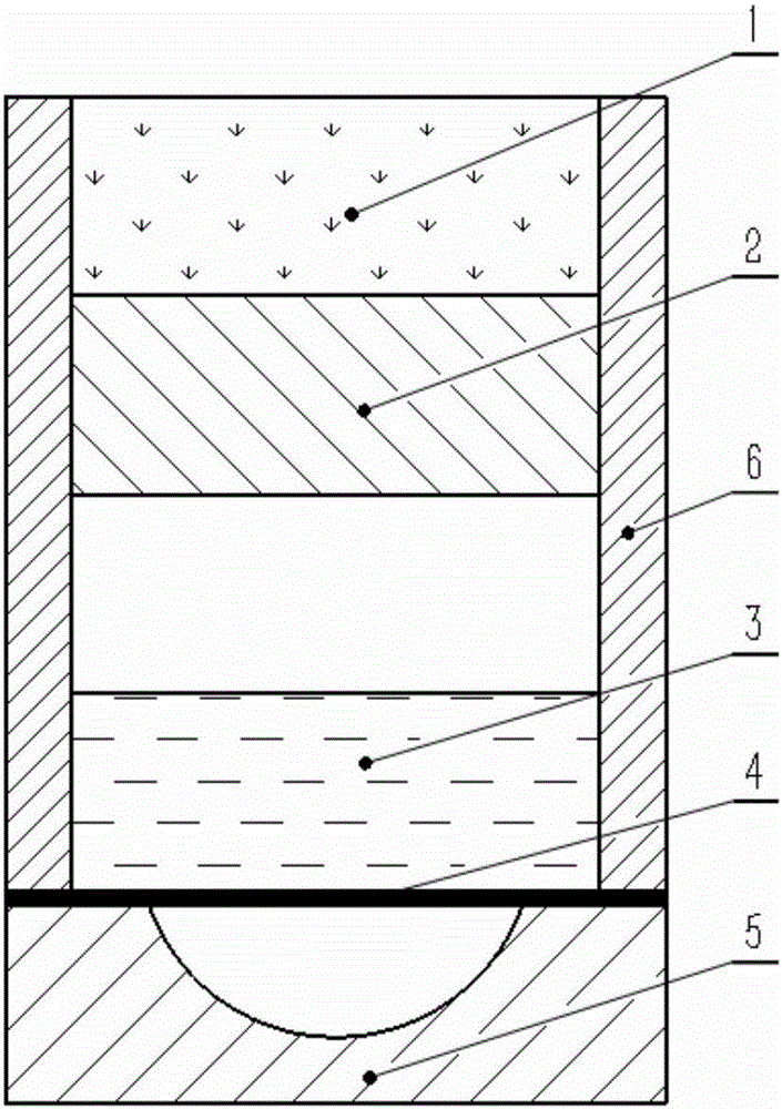 High-energy-rate pulse impact hydraulic-forming method