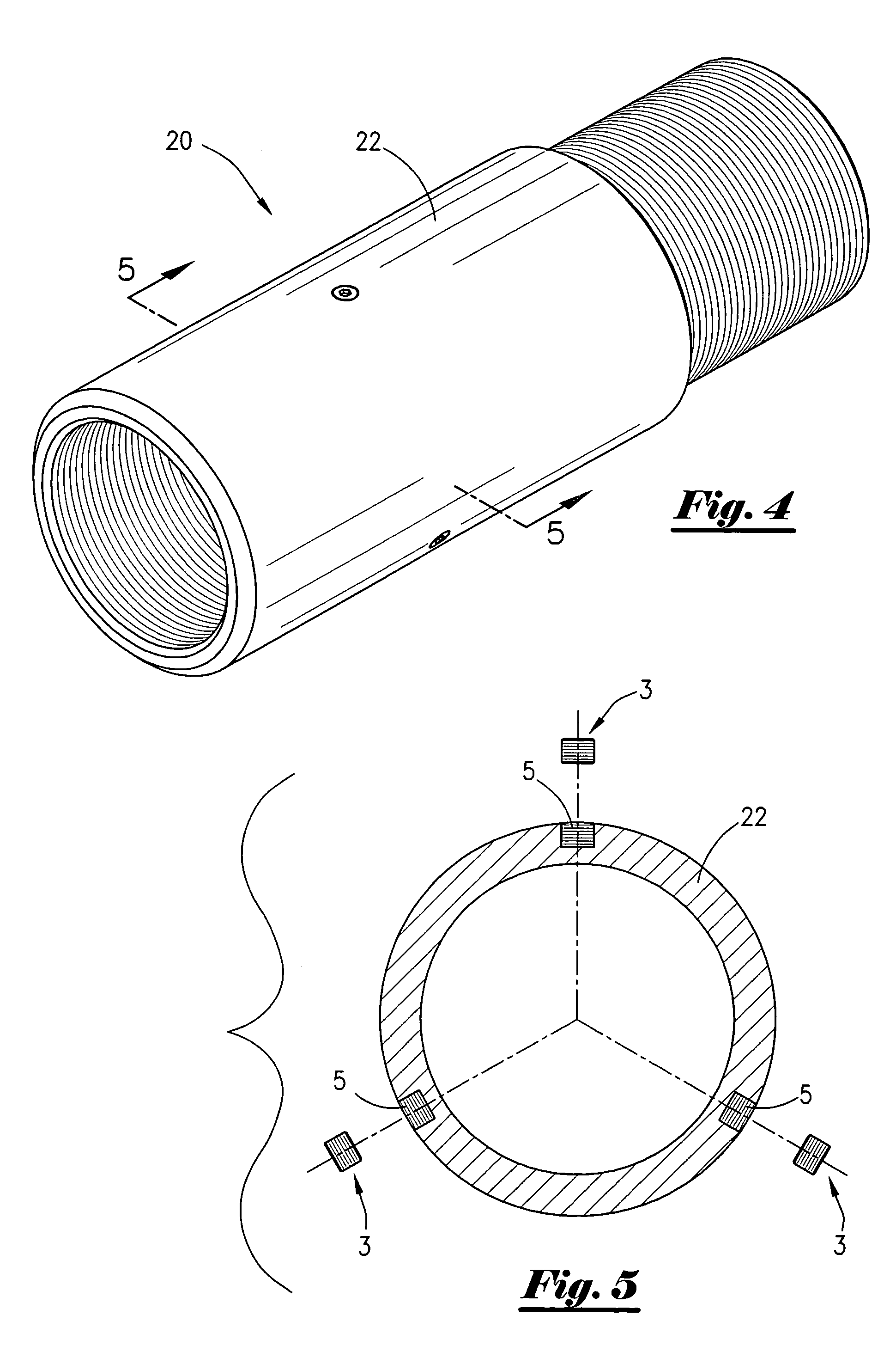 Natural gamma ray logging sub method and apparatus