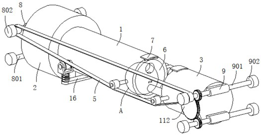 A dual optical path laser forward scattering particle concentration measurement device