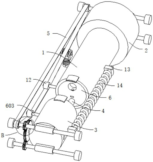 A dual optical path laser forward scattering particle concentration measurement device