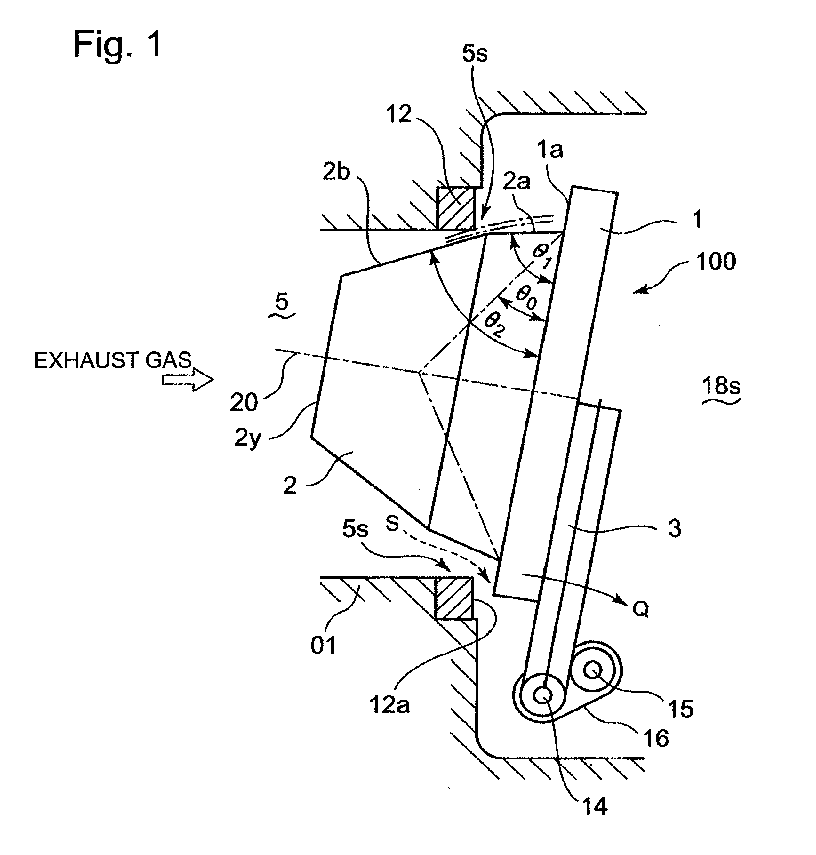 Waste gate valve device