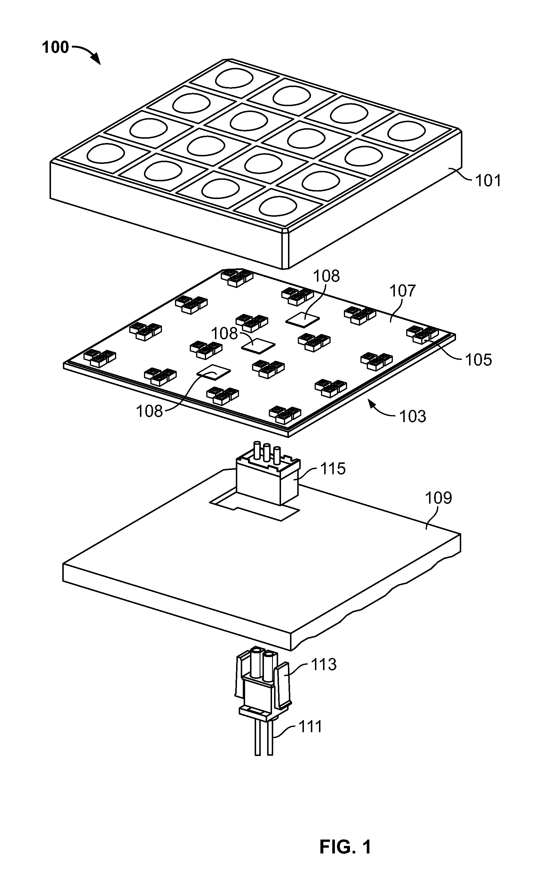 Wireless controlled light emitting assembly