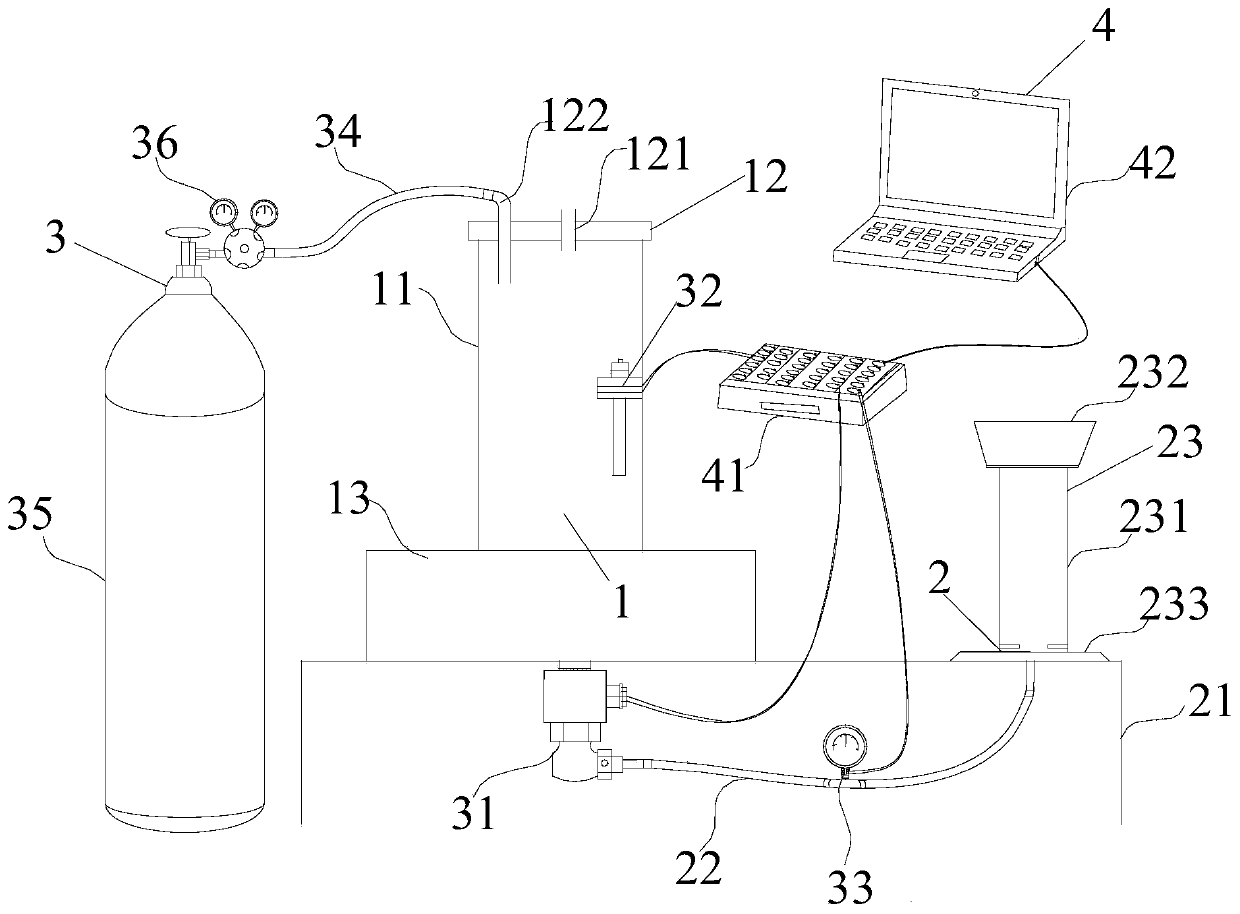 A measurement system and method for variable water head permeability coefficient