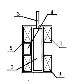 Magnetic holding electromagnetic switch element capable of resisting outside magnetic interference