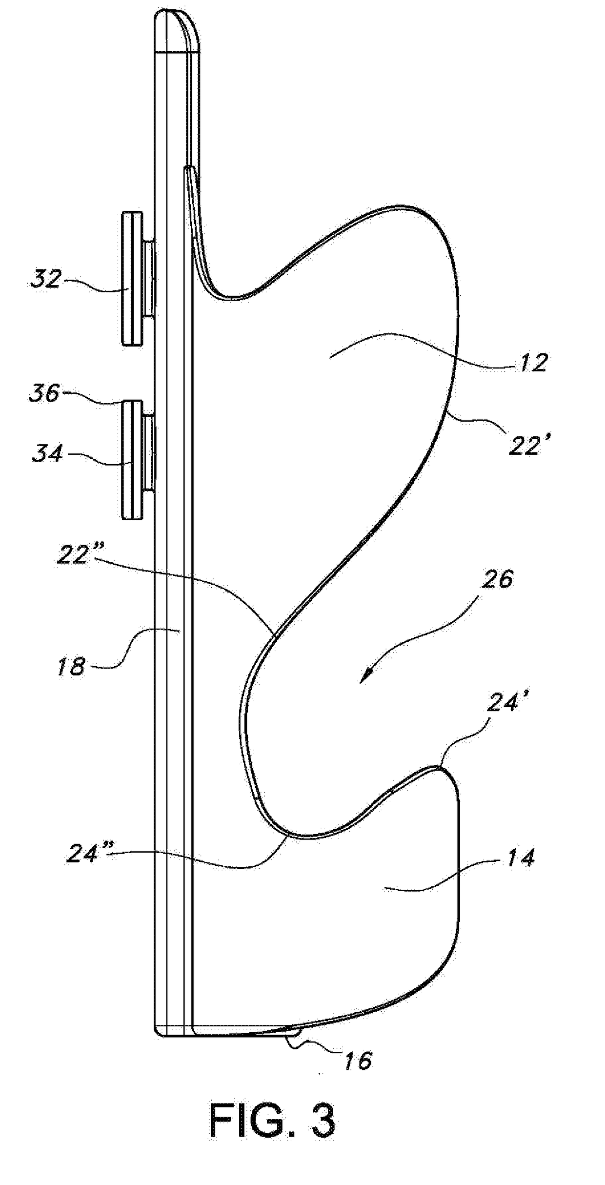 Multi-directional self-directing holster and clip device