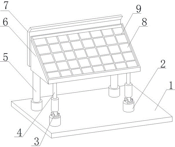 Novel solar battery chip device with nanostructure