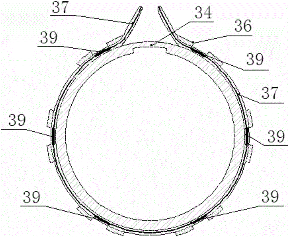 Pipeline leakage and corrosion online monitoring device and method based on optical fiber grating sensing