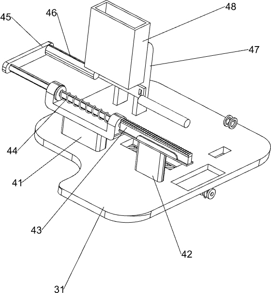 Oncomelania tail shearing machine